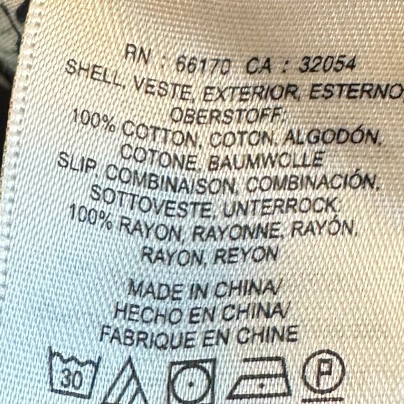 Moulinette Soeurs Anthropologie Floral Print Dress Lace Trim Size 2 Women's - Picture 12 of 13